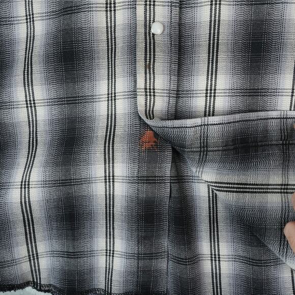 Wrangler Premium Performance Pearl Snap Western Shirt Mens XL Advance Comfort - Picture 5 of 11